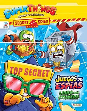 portada Libro de Stickers Superzings Secret Spies Series - España (in Spanish)