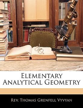 portada elementary analytical geometry (en Inglés)