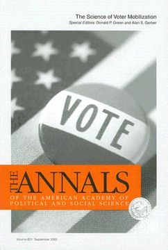 portada the science of voter mobilization (in English)
