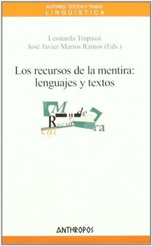 portada Los Recursos de la Mentira: Lenguajes y Textos (in Spanish)