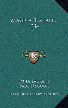 portada magica sexualis 1934 (en Inglés)