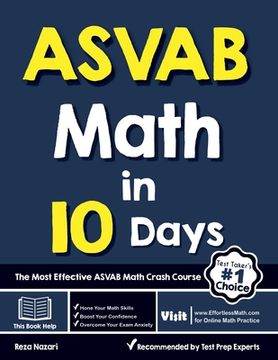 portada ASVAB Math in 10 Days: The Most Effective ASVAB Math Crash Course (in English)