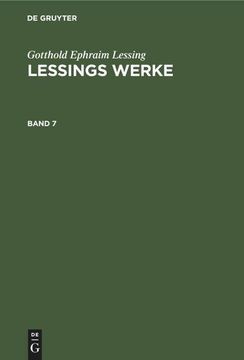 portada Gotthold Ephraim Lessing: Lessings Werke. Band 7 (in German)