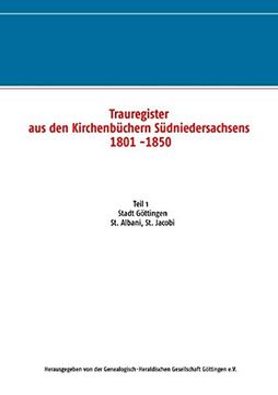 portada Trauregister aus den Kirchenbüchern Südniedersachsens 1801 -1850
