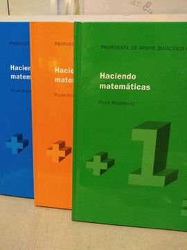 portada haciendo matemáticas (colección 3 libros, 1,2,3 nivel) (in Spanish)