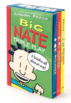 portada Big Nate Triple Play: Big Nate in a Class by Himself / Big Nate Strikes Again / Big Nate on a Roll (en Inglés)