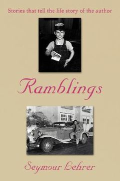 portada ramblings: stories that tell the life story of the author (en Inglés)