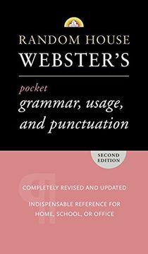 portada Random House Webster's Pocket Grammar, Usage, and Punctuation: Second Edition (Pocket Reference Guides) (en Inglés)