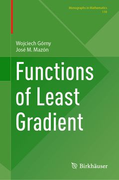 portada Functions of Least Gradient (in English)