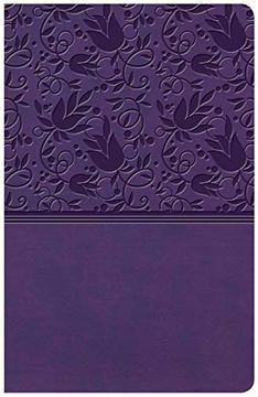 portada Kjv Large Print Personal Size Reference Bible, Purple Leathertouch (in English)