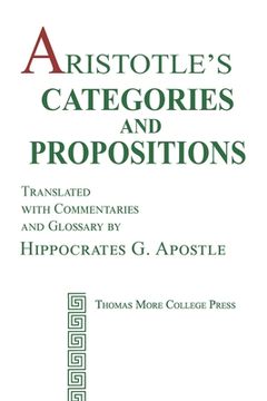 portada Aristotle's Categories and Propositions (in English)