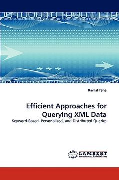 portada efficient approaches for querying xml data (en Inglés)