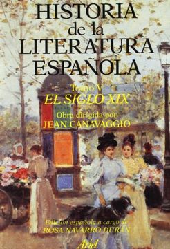 portada Historia Literatura Española. El Siglo xix (Ariel Letras) (in Spanish)