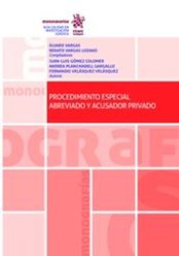 portada Procedimiento Especial Abreviado y Acusador Privado (in Spanish)