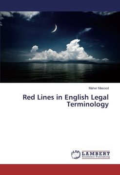 portada Red Lines in English Legal Terminology