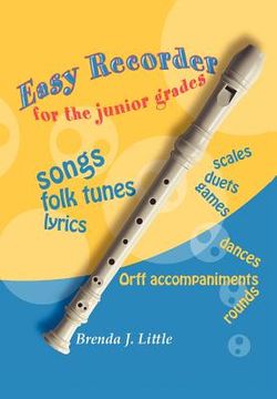 portada easy recorder for the junior grades