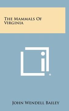portada The Mammals of Virginia (in English)