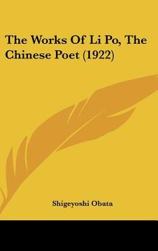portada the works of li po, the chinese poet (1922) (en Inglés)
