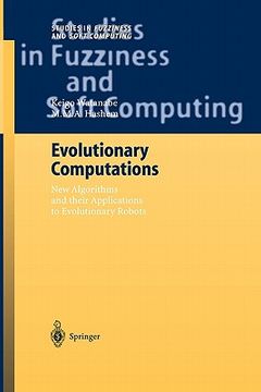 portada evolutionary computations: new algorithms and their applications to evolutionary robots (en Inglés)