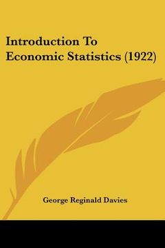 portada introduction to economic statistics (1922) (en Inglés)