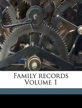 portada family records volume 1