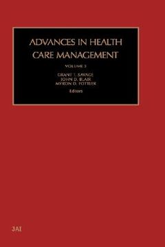 portada adv in hea care management ahcm3h (en Inglés)