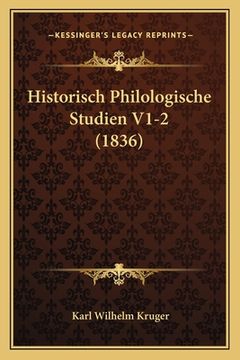 portada Historisch Philologische Studien V1-2 (1836) (en Alemán)