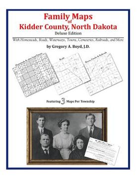portada Family Maps of Kidder County, North Dakota (en Inglés)