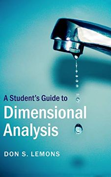 portada A Student's Guide to Dimensional Analysis (Student's Guides) (in English)