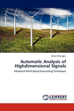 portada automatic analysis of highdimensional signals (in English)