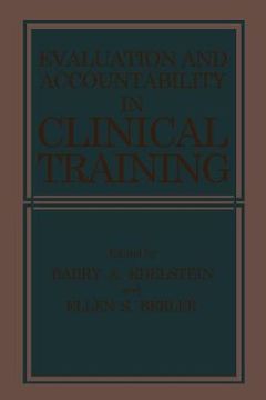 portada Evaluation and Accountability in Clinical Training (en Inglés)