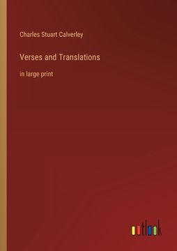 portada Verses and Translations: in large print (en Inglés)