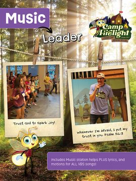 portada Vacation Bible School (Vbs) 2024 Camp Firelight Music Leader: A Summer Camp Adventure with God
