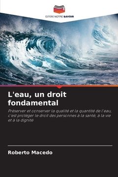 portada L'eau, un droit fondamental (en Francés)