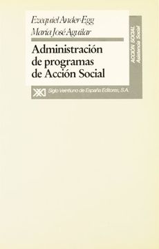 portada Administración de programas de Acción social (in Spanish)