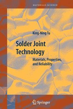 portada solder joint technology: materials, properties, and reliability (en Inglés)