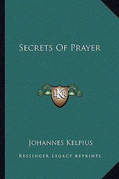 portada secrets of prayer