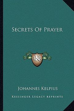 portada secrets of prayer (en Inglés)