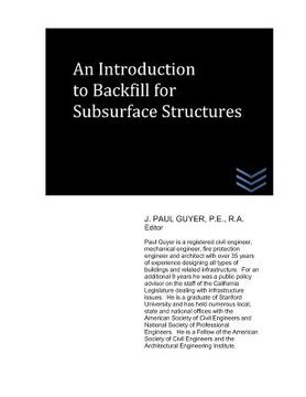 portada An Introduction to Backfill for Subsurface Structures