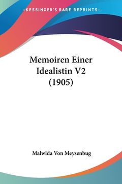 portada Memoiren Einer Idealistin V2 (1905) (in German)