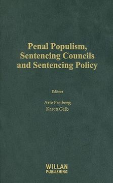 portada Penal Populism, Sentencing Councils and Sentencing Policy (en Inglés)