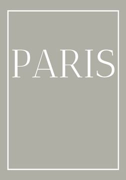 portada Paris: A colorful decorative book for coffee tables, end tables, bookshelves and interior design styling Stack city books to (in English)