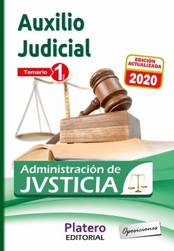 portada Auxilio Judicial de la Administración de Justicia. Temario. Volumen i