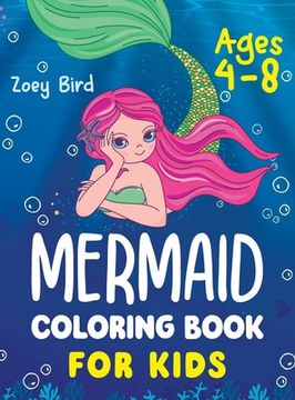 portada Mermaid Coloring Book for Kids: Coloring Activity for Ages 4 - 8 