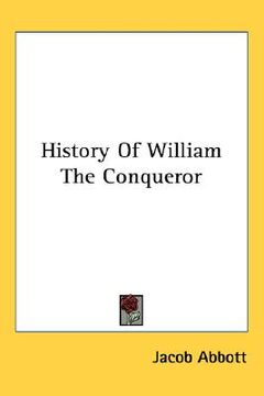portada history of william the conqueror (en Inglés)