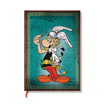 portada Paperblanks - Asterix the Gaul - the Adventures of Asterix - Midi - Unlined - Elastic Band - 120 gsm