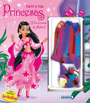 portada Aladin (Viste a tus Princesas con Imanes) (Viste Princesas con Imanes Brillantes)