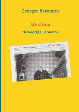 portada Un crime: de Georges Bernanos (en Francés)