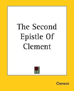 portada the second epistle of clement (en Inglés)