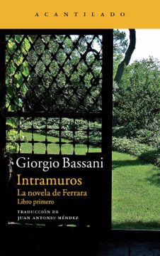 portada Intramuros: La Novela de Ferrara